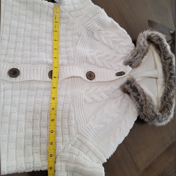 Cynthia Rawling Hooded Knit Sweater Cardigan Toddler Size 5T - Picture 4 of 9